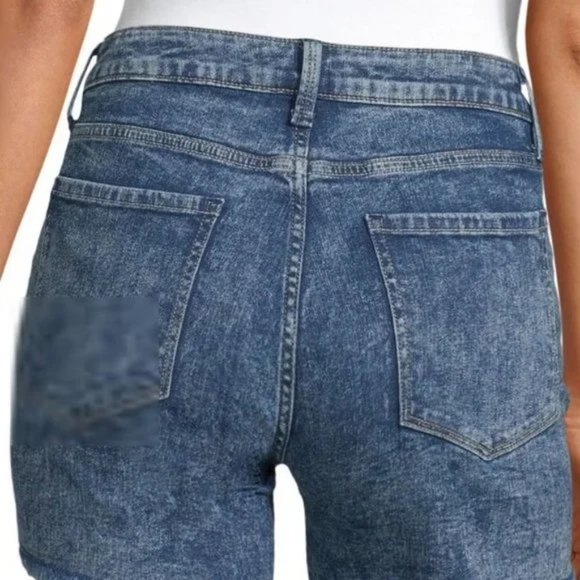 Arizona Mid Rise 4 1/2" Straight Fit Denim Short SZ 5 Juniors - Picture 5 of 9